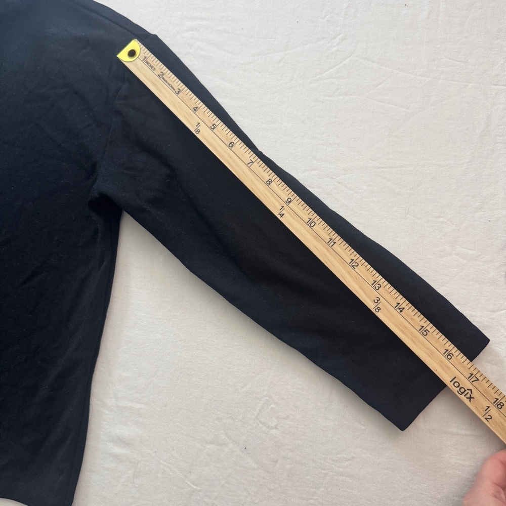 Zara Black 3/4 Sleeve Women's Top - Picture 5 of 5
